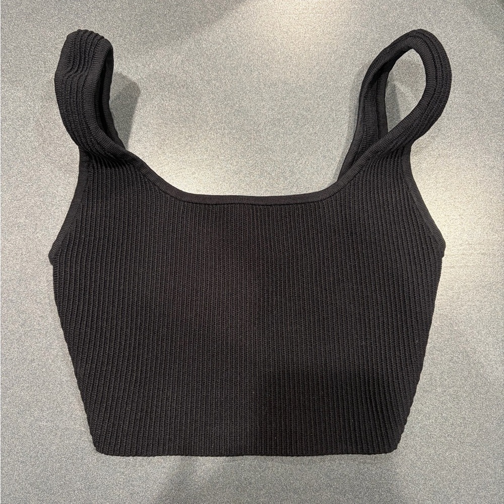 Aritzia Babaton black sculpt Tank Top